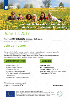 Summer lecture day: Genomics and proteomics in experimental laboratory