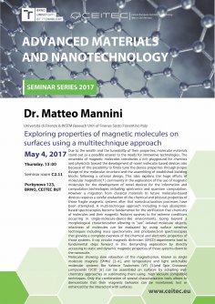 Advanced Materials and Nanotechnology Seminar Series
