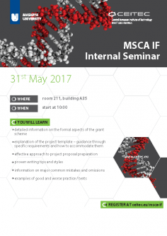 MSCA IF Internal seminar