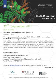 BioSAXS practical course 2017