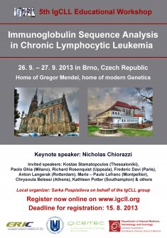 5th IgCLL Educational Workshop on Immunoglobulin Sequence Analysis in Chronic Lymphocytic Leukemia