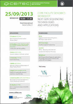 Workshop "Next-gen Sequencing Technologies and Applications"