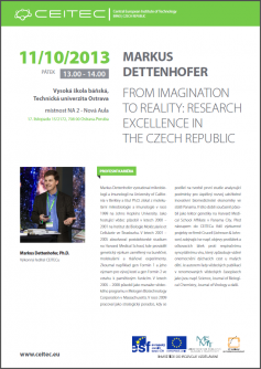 Lecture: From Imagination to Reality: Research Excellence in the Czech Republic