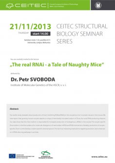 Structural Biology Seminar Series: The real RNAi - a Tale of Naughty Mice