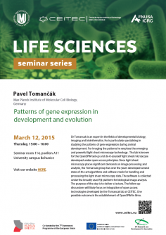 Life Sciences Seminar Series: Patterns of gene expression in development and evolution