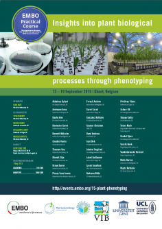 EMBO Practical Course - Insights into plant biological processes through phenotyping