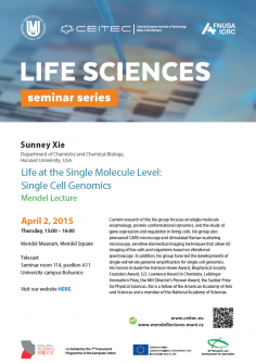 Life Sciences Seminar Series: Life at the Single Molecule Level: Single Cell Genomics