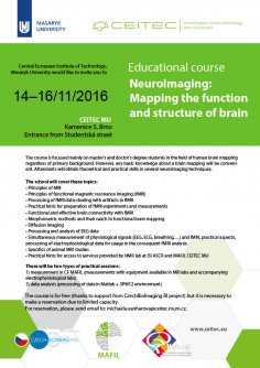Educational course NeuroImaging: Mapping the function and structure of brain