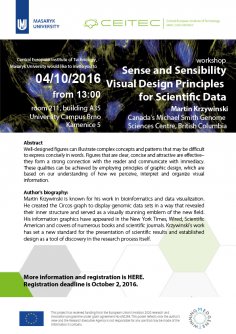 Workshop: Sense and Sensibility - Visual Design Principles for Scientific Data